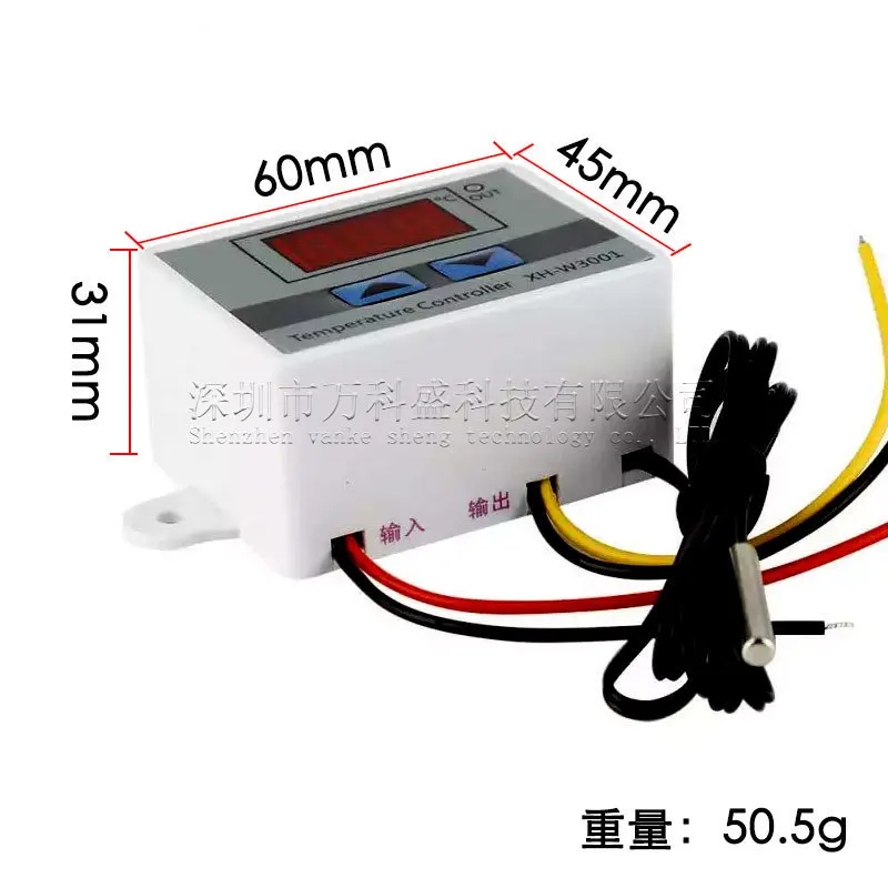 

20pcs Xh-w3001 Digital Temperature Controller Switch Microcomputer Temperature Controller