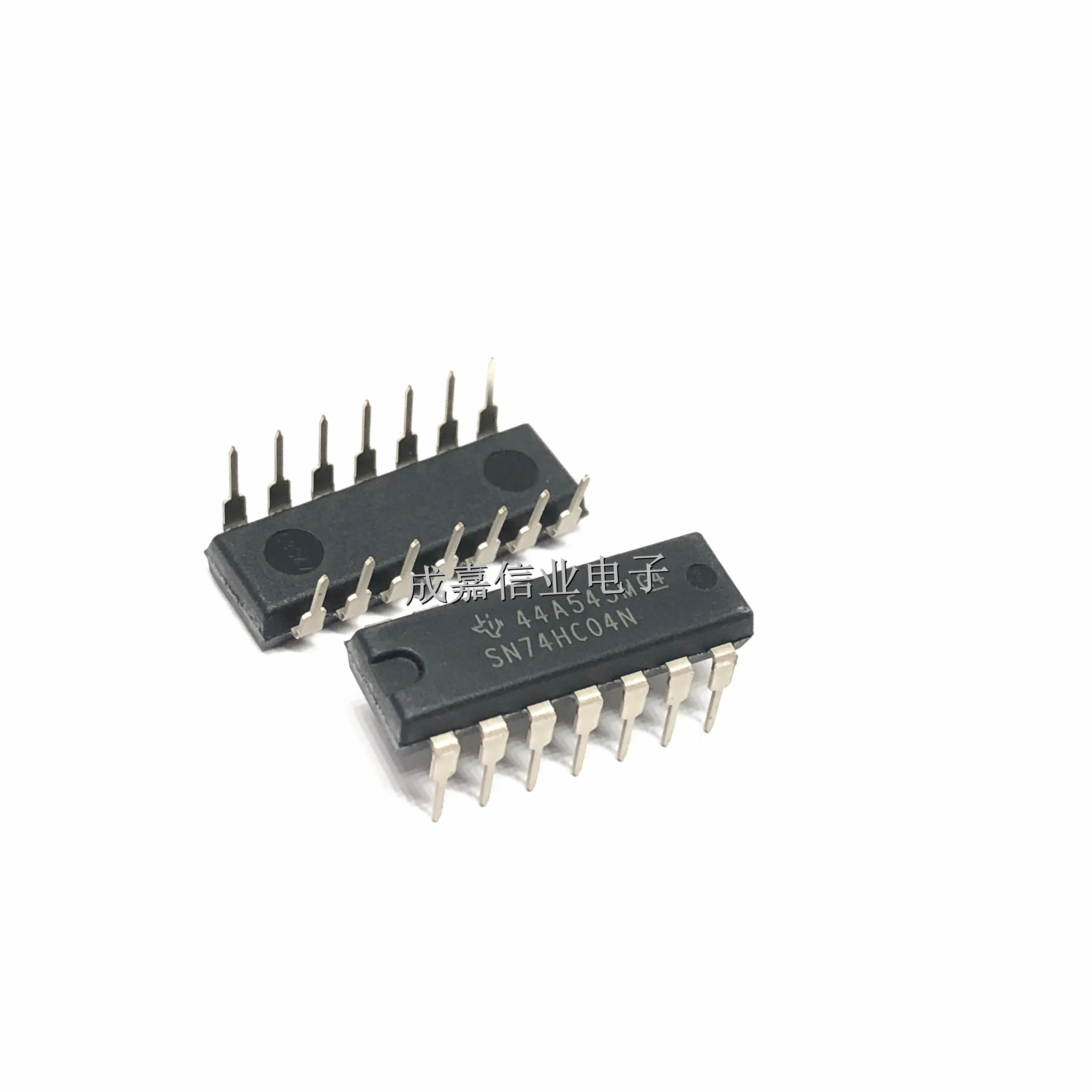 10pcs/Lot SN74HC04N DIP-14 Inverter 6-Element 14-Pin  6V 4mA Operating Temperature:- 40 C-+ 85 C