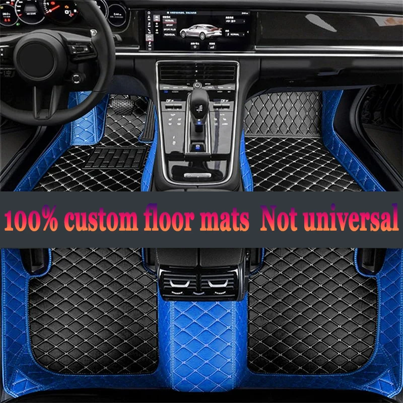 Car Floor Mats For Ford S-Max MK1 2006~2014 7seat Anti-dirt Pads Full Set Waterproof Floor Mat Non-slip Carpets Car Accessories