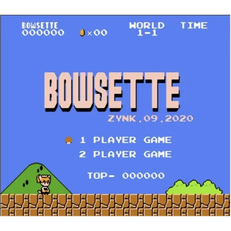 BOWSETTE 60 Pins Retro Game Cartridge for FC Console 8 Bit Video Game Card