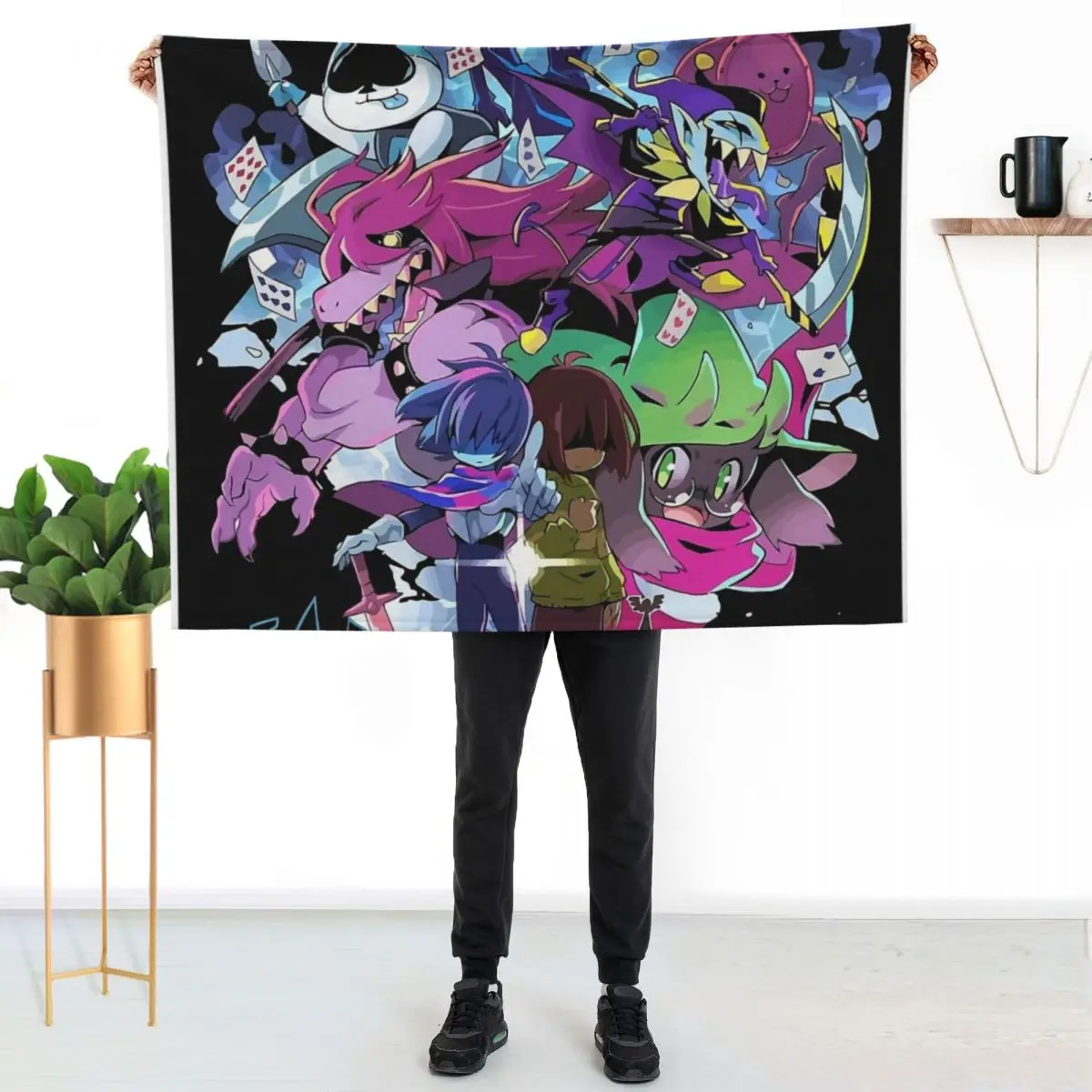 Deltarune - Adventure Throw Blanket Winter beds for sofa Polar sofa bed valentine gift ideas Softest Blankets