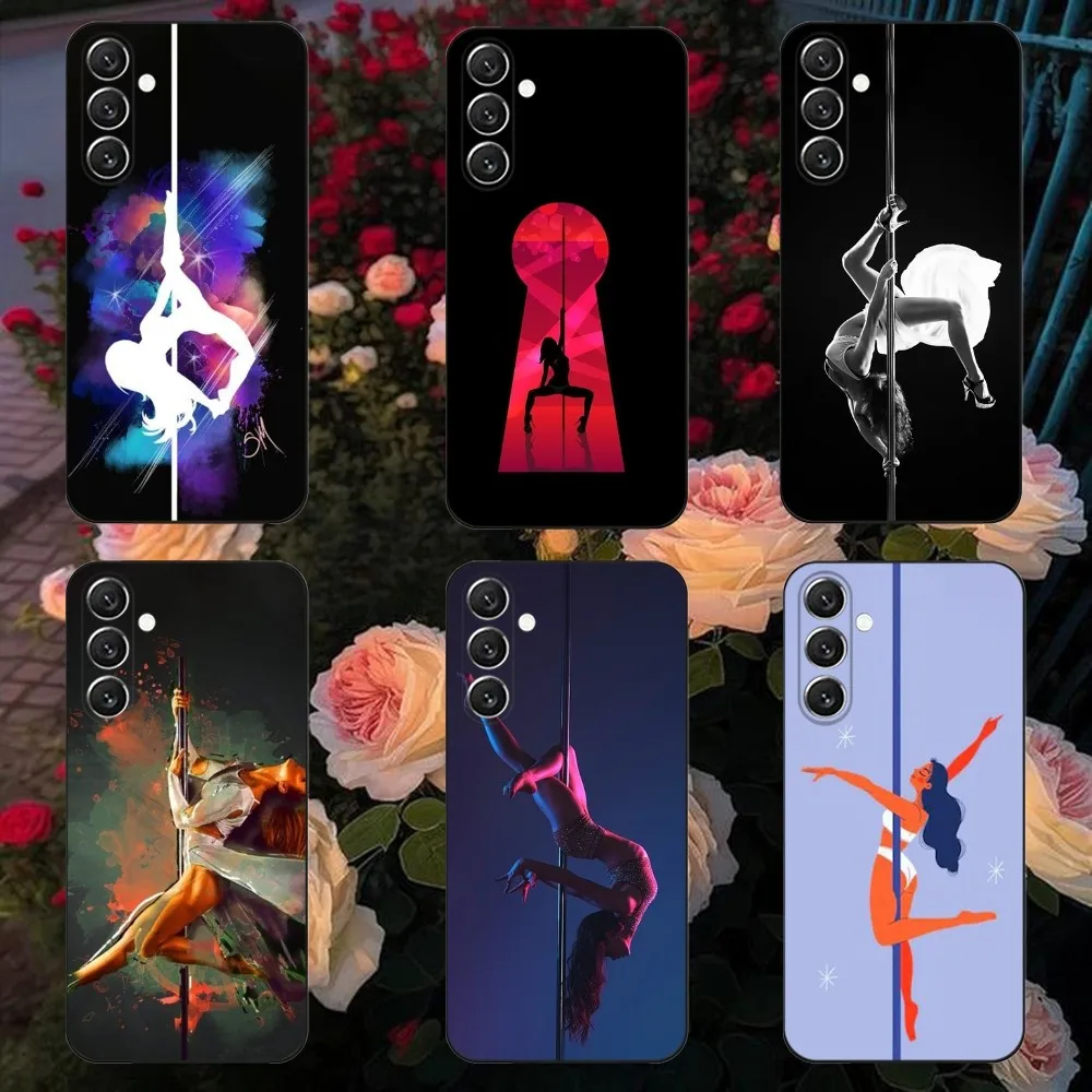 Pole Dancer Dancing  Phone Case For Samsung Galaxy A13,A21s,A22,A31,A32,A52,A53,A71,A80,A91 Soft Black Cover