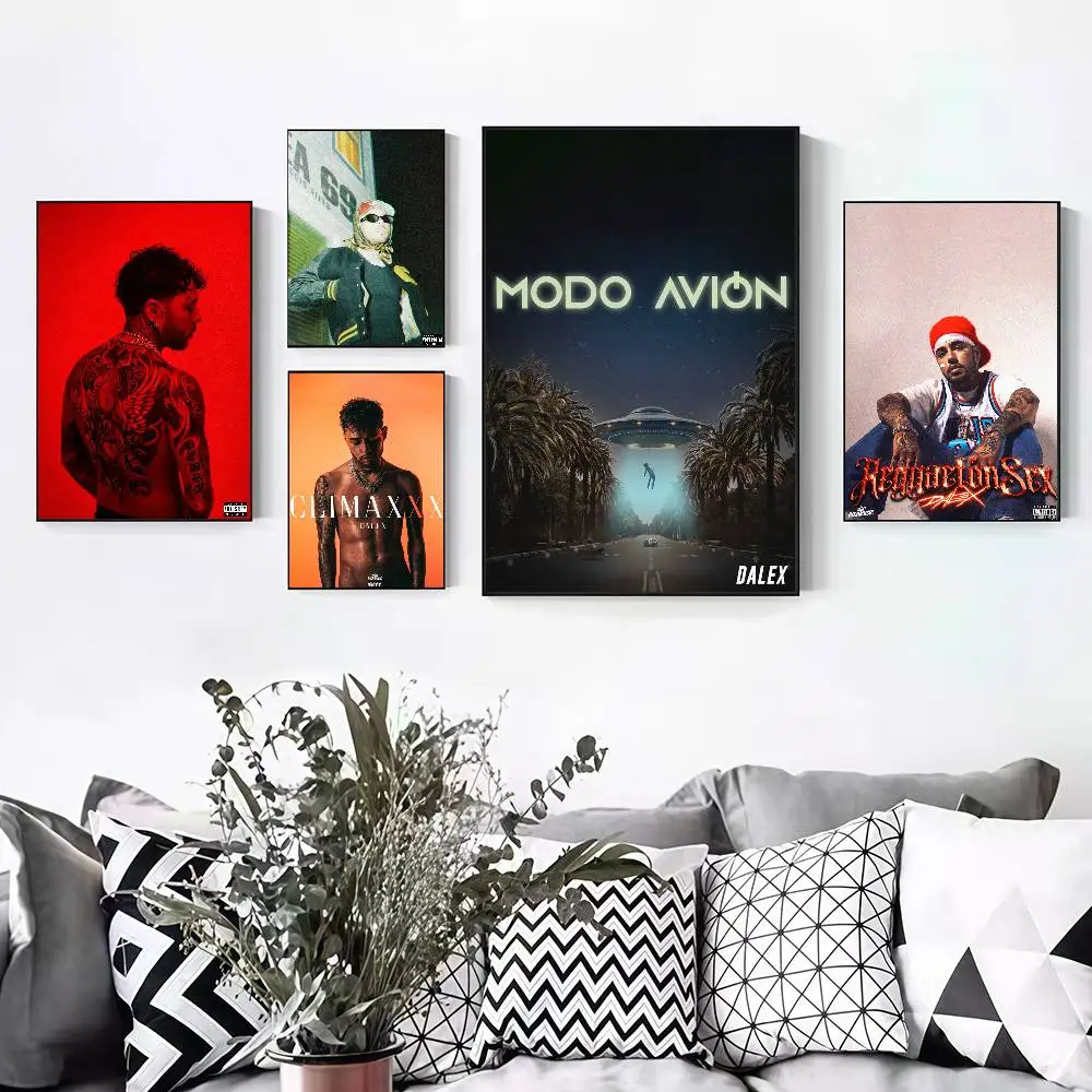 D-Dalex Cuarto Rojo Peelable Self-adhesive Poster Stickers Are Suitable For Frameless Wall Decoration In A Room