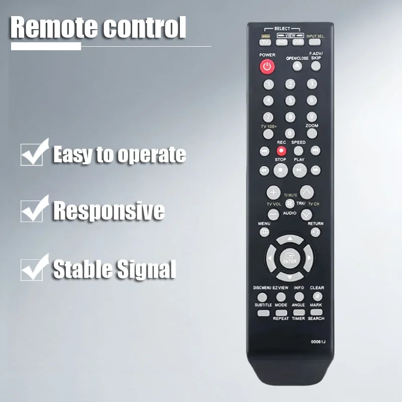 

New 00061J Remote Control For Samsung DVD VCR Combo DVD-V8650 DVD-V8650/VCR DVD-V8650/XAA DVD-V9700 DVD-V9700/XAA DVD-V9800