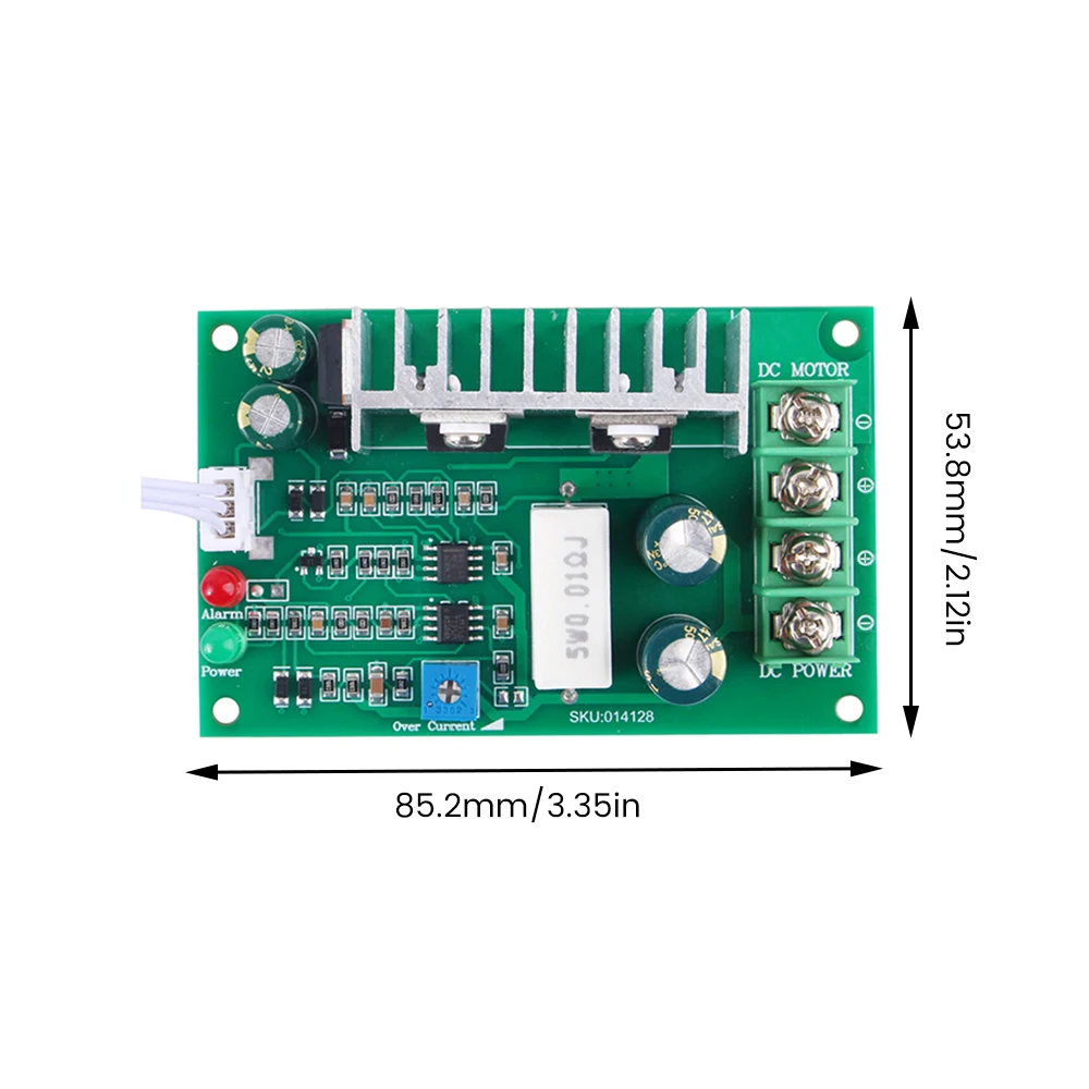 PWM DC Motor Speed Regulator DC10V-40V 10A Adjustable Controller Overcurrent Overload Locked Rotor Protector