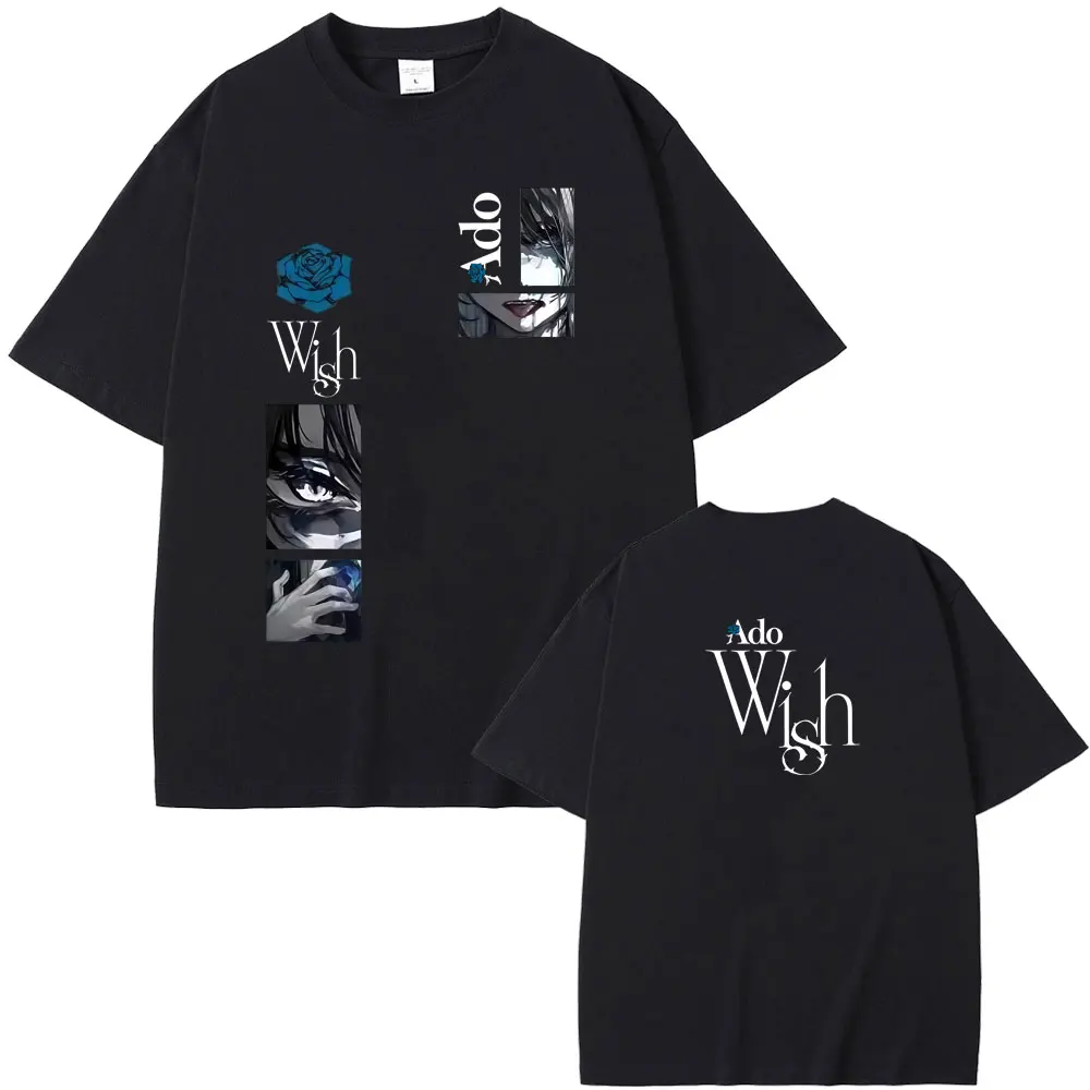 

Singer Ado Kyougen Graphic T-shirts Hibana World Tour 2025 Merch T Shirts Men Women Clothing Fashion Japanese Style Streetwear