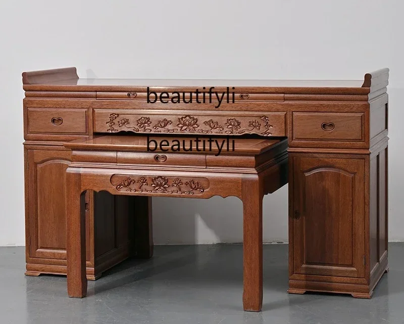 

Solid Wood Altar Buddha Table Chinese Style Shrine Altar Incense Case Temple Offering Table Household God Table