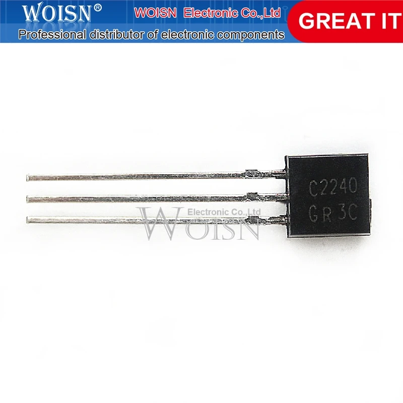 20pcs/lot 2SA970 2SC2240 (10PCS* A970 +10PCS* C2240 ) TO-92 Bipolar Transistors - BJT NPN Gen Pur SS new original In Stock