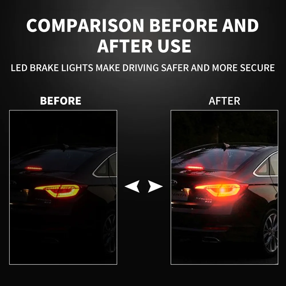 

2 шт., лампы для указателей поворота, 1156, 1157, 2835, 66SMD