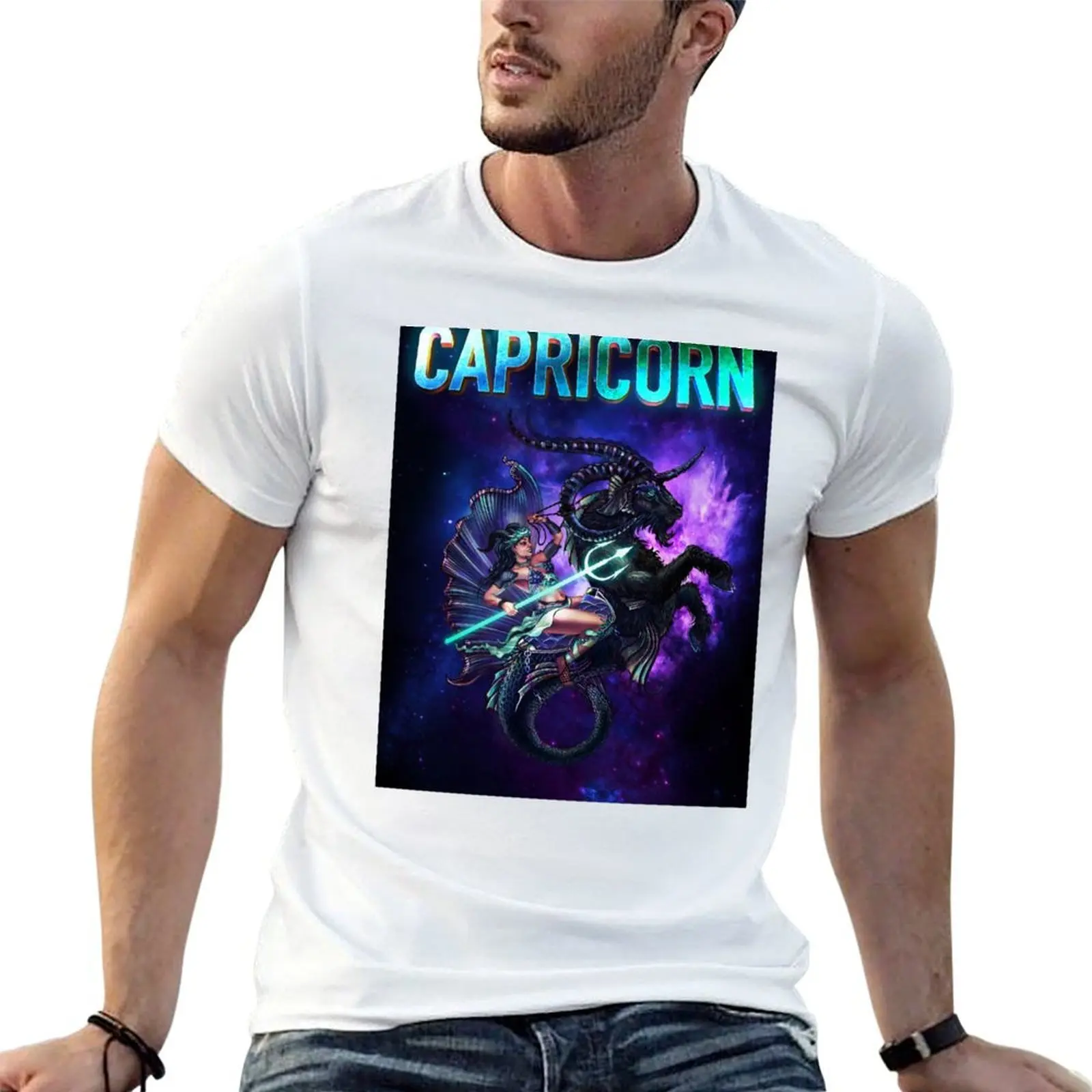 

Capricorn Zodiac Queen T-Shirt anime t shirts oversize cotton t shirts high quality men t shirt cotton 100% T-Shirt