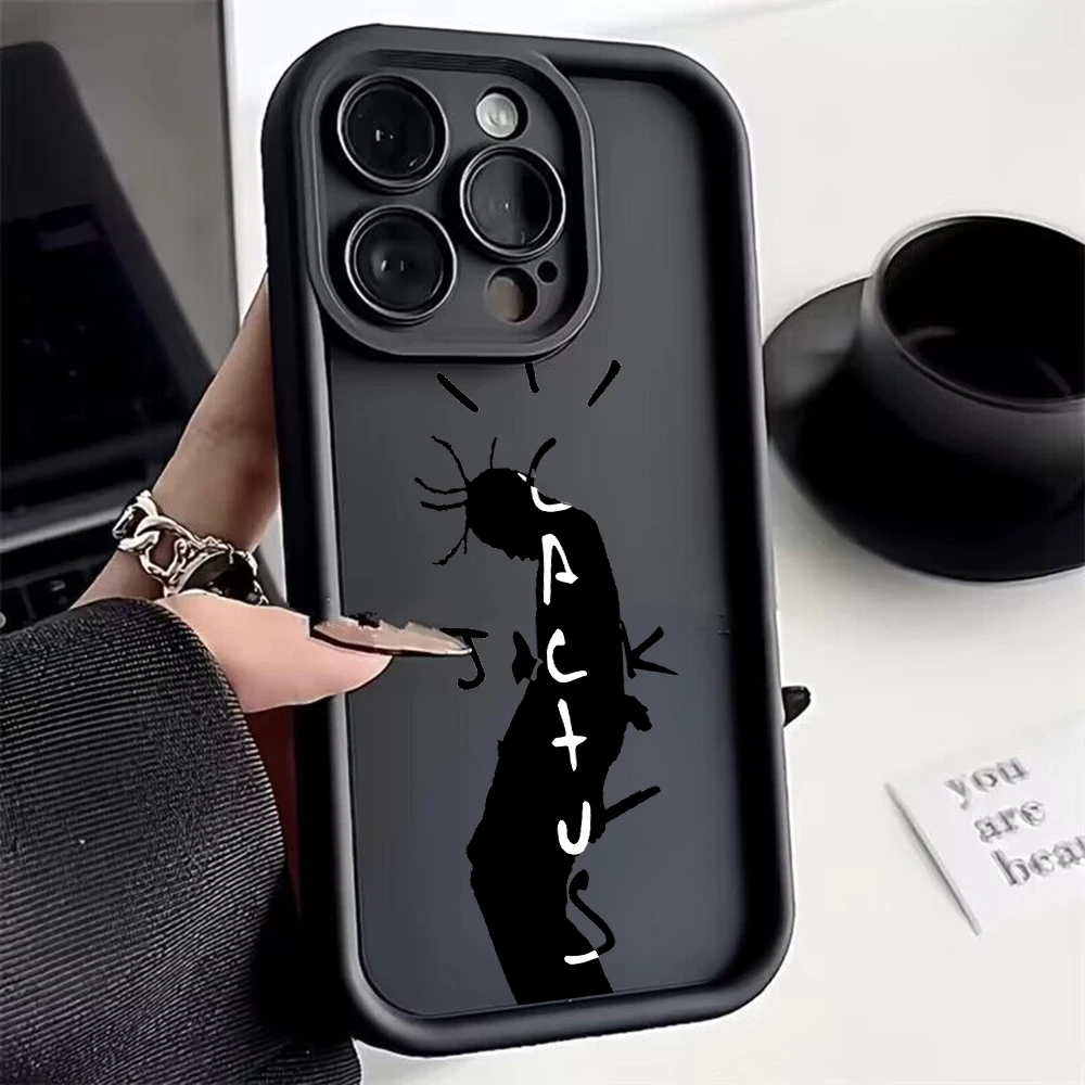 American Rapper Y-Travis S-Scott SCactus Jack Phone Case For Samsung A20S A21S A13 A14 A54 A34 A53 A33 Cover With Hand Strap