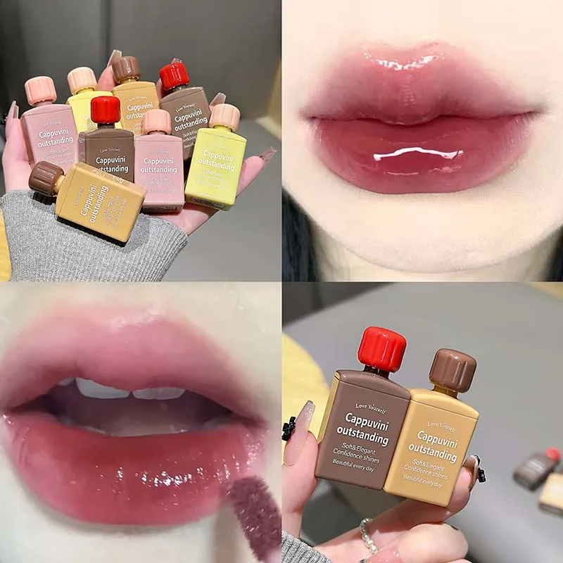 ลิปกลอสเนื้อฉ่ำวาว ให้ความชุ่มชื้น เนื้อสัมผัสเรียบเนียน ติดทนนาน ใช้ง่าย