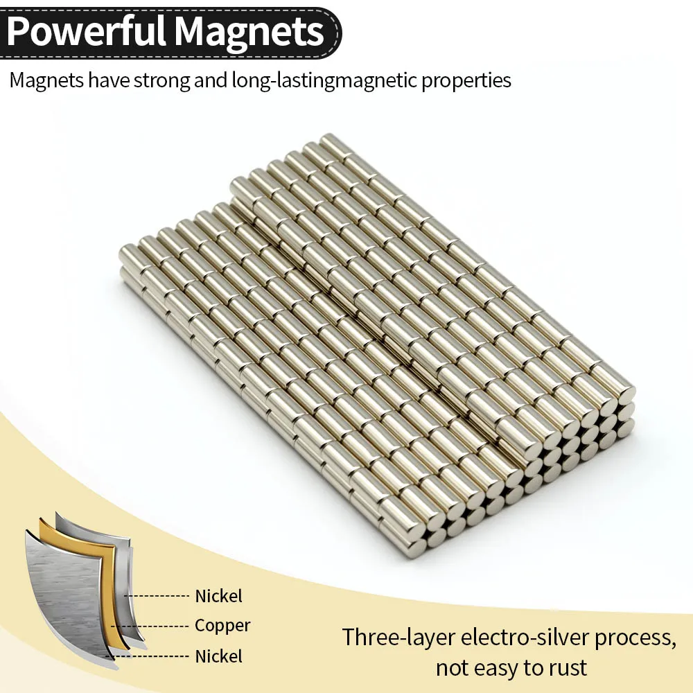 5x10mm Super Strong Neodymium Magnet N35 NdfeB Permanent Magnetic