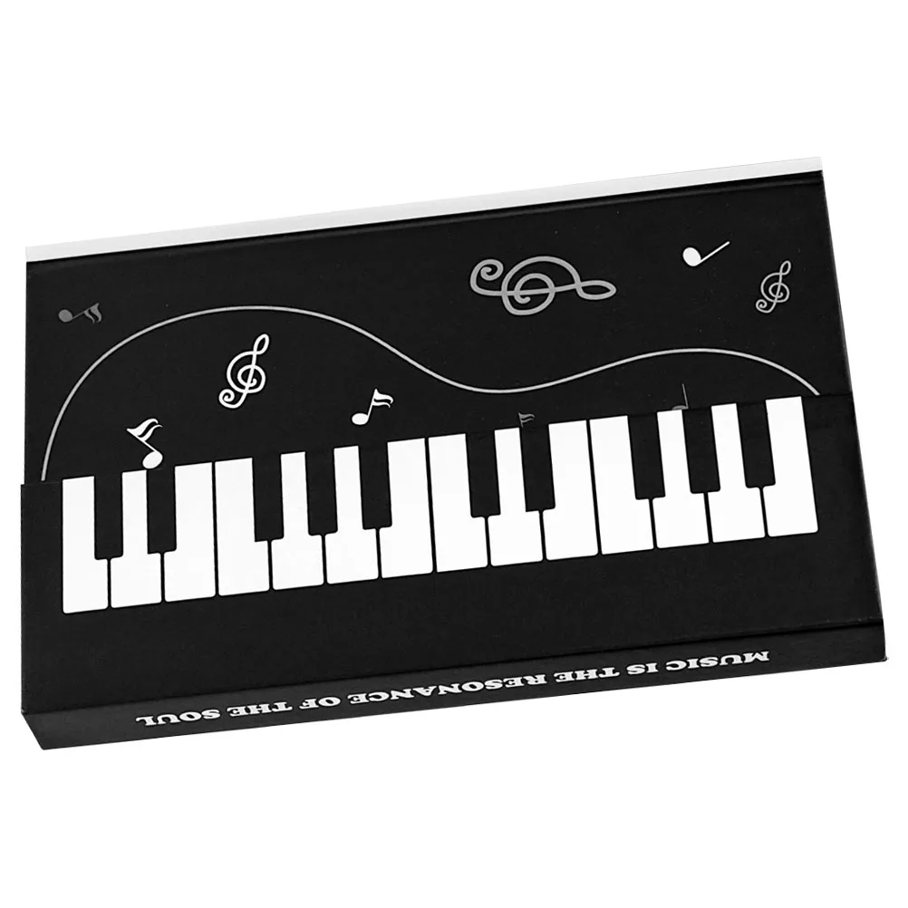 

Piano Themed Hardcover Notebooks Magnetic Closure Journals Women Students Songwriting Class Notes Daily Use