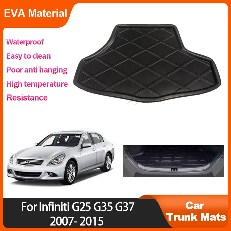 

Trunk Mat For Infiniti G25 G35 G37 V36 2007 2008 2009 2010 2011 2012 2013 2014 2015 Accessorie Waterproof EVA Trunk Storage Pad