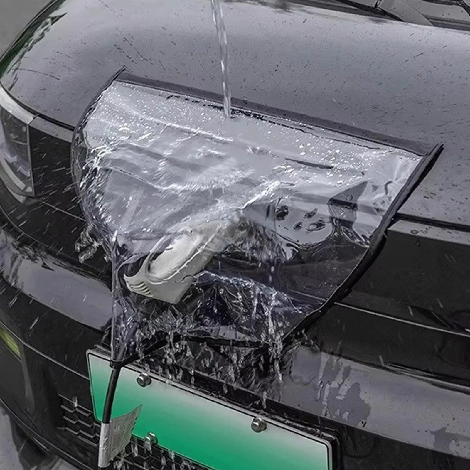 

Ev Charger Plug Port Cover Strong Magnetic Outdoor Waterproof Dustproof Snowproof Electric Vehicle Charging Port Cover For