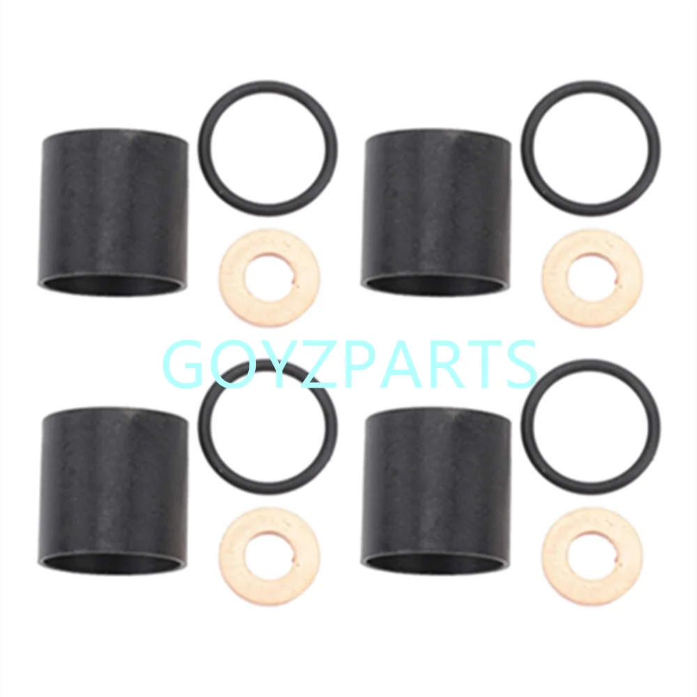 4 Sets Fuel Injector Seal Washer O-Ring Seal Kit 7701474025 7703062072 1661300QAA for Renault Traffic Master for Opel Mobano