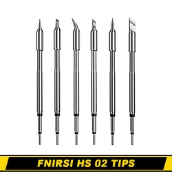 Original Fnirsi HS-02 Soldering Iron Tip Replacement Tool Set B2 C2 JS I K Ku for HS-02 Soldering Iron