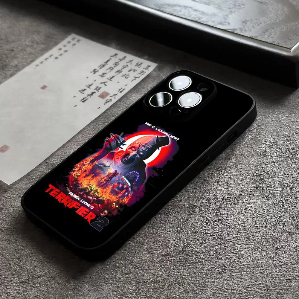 Horror Movie Terrifier Phone Case For 14 Pro Max For Apple Iphone 16 15 Po Max 12 Mini 11 13 Pro Xr X Xs 8 7 Plus Back Cover