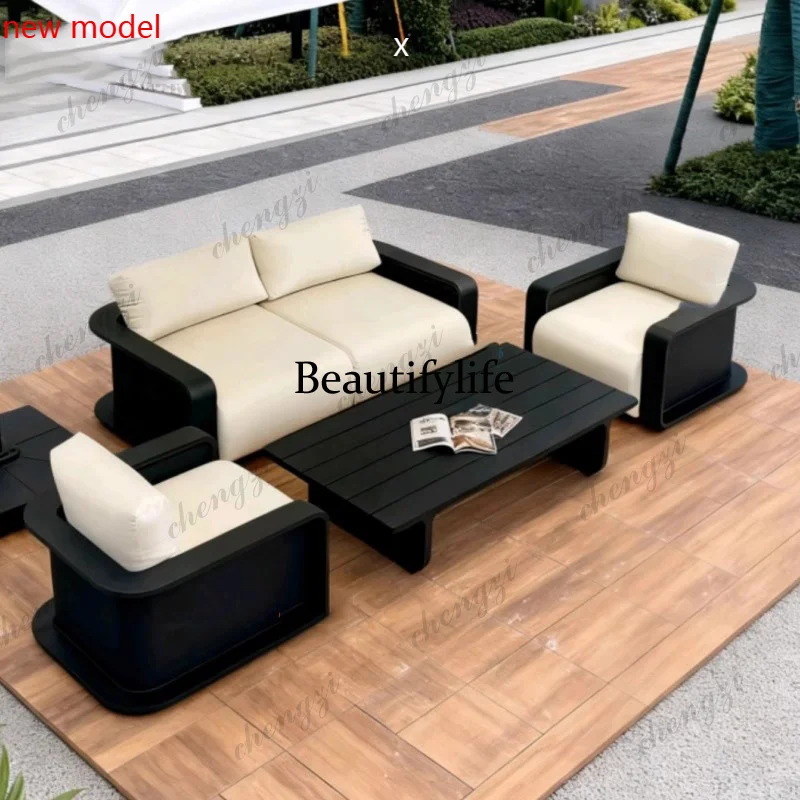 Outdoor Sofa Garden Furniture Sets Modern Villa Courtyard Design Garden Furniture Sets Hotel Open-air Muebles Balcony FurnitureN