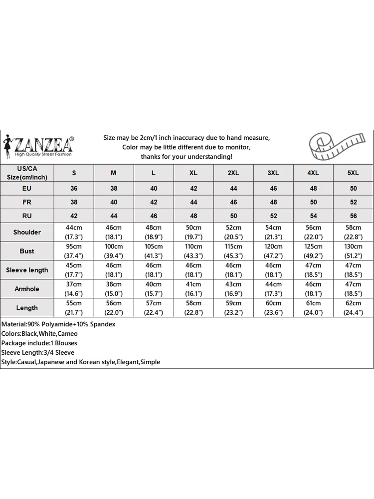 ZANZEA Autunno Elegante Camicetta da donna Maglia Patchwork Camicie See-through Casual Top 2025 Manica a lanterna Pizzo Office Lady OL Blusas