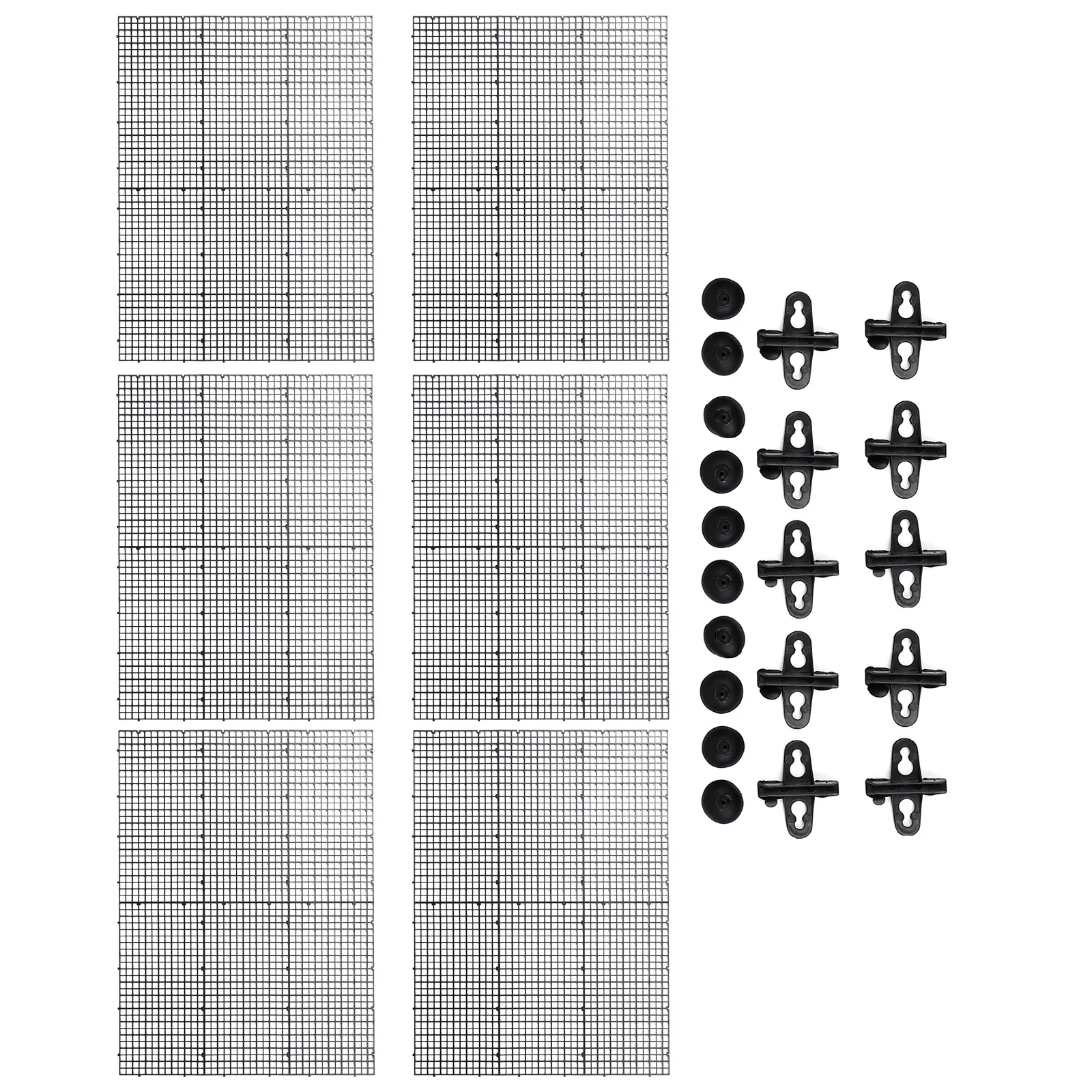 

Fish Tanks Divider Cleanser Aquarium Isolation Panel Heater Dividers Black Plastic Baby