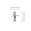100Pcs Silver Small