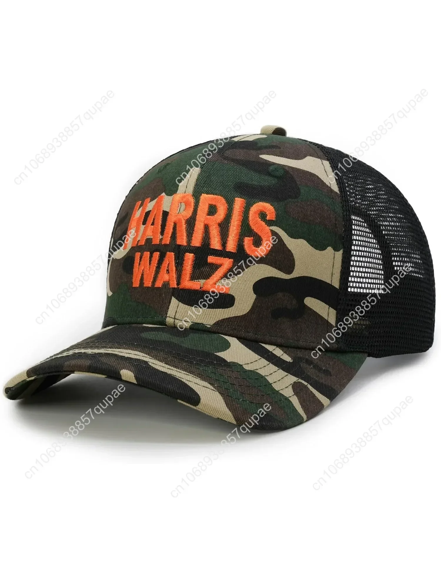 

Harris Walz 2024 Embroidered Camo Hat Kamala Harris And Tim Walz Mesh Snap Back Cap Adjustable Dad Hat Men Woman Outdoor Casual