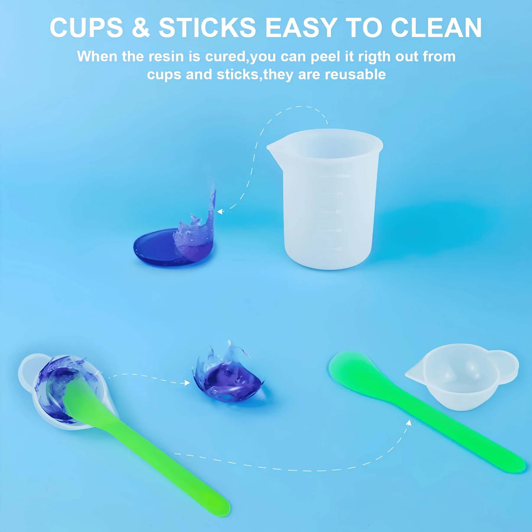 Set di 21 Stampi in Silicone p - Resin Art Tool Kit recensione e prezzo