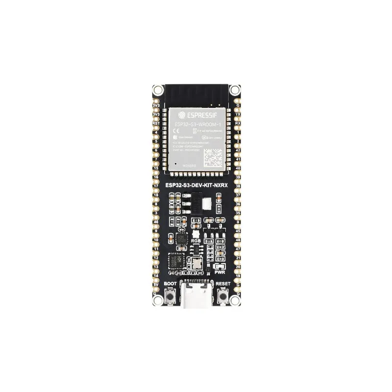 Waveshare ESP32-S3 Microcontroller, 2.4GHz Wi-Fi Development Board, 240MHz Dual Core Processor, ESP32-S3-WROOM Module