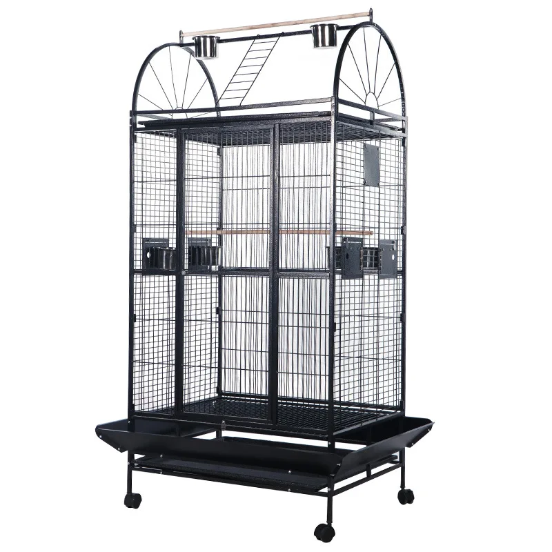 

Luxury parrot cage, wire bird cage, large metal pet cage, pet cage manufacturer, wholesale budgie