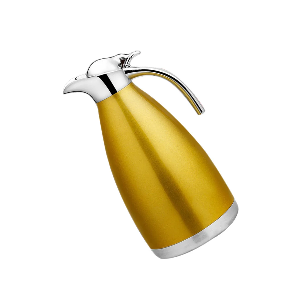 

2.0L Stainless Steel Thermal Bottle Double-Layer Insulated Water Container For Home Office Travel Vacuum Pot Leak-Proof