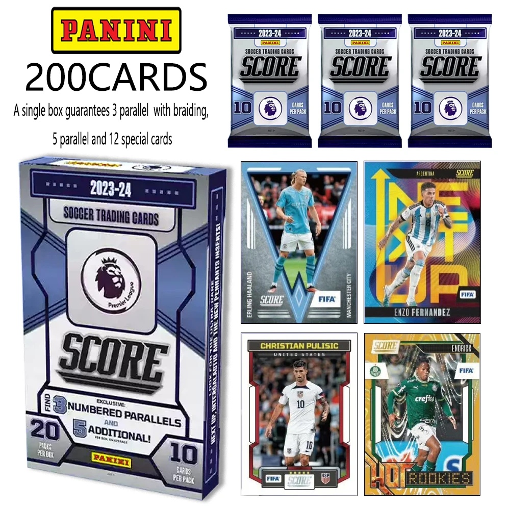 PANINI 2024 Premier League SCORE 200PCS/BOX Haaland BASE KEEPERS INTERGALACTIC Soccer boy birthday gift Genuine signature card