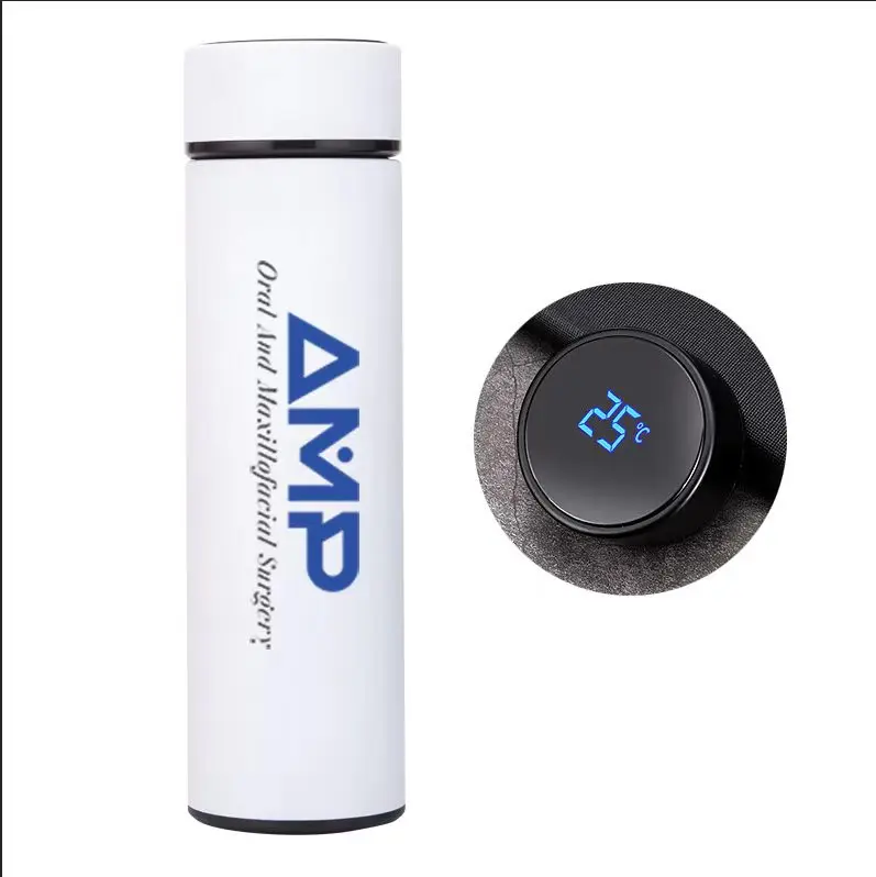 Custom Name Intelligent Digital Thermos Water Cup Touch Display Temperature Stainless Steel Creative Thermoses Coffee Mug Gifts