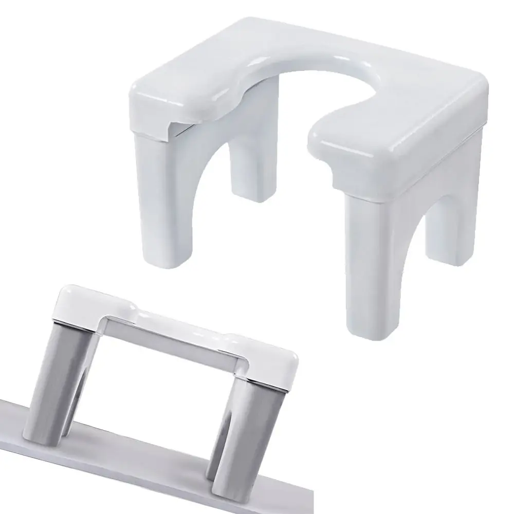 

Lightweight Non Slip Toilet Seat Widen Panel Thick Toilet Stool Chair Moveable Sturdy Potty Chairs Children/Elder