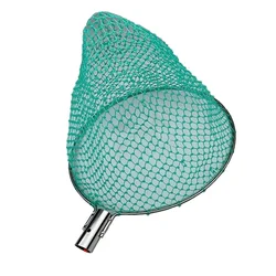 Landing Net of Head Solid Stainless Steel Turck Net Small Mesh Fishing Net Dipneting Fishing Tool Diameter 20cm-35cm Strong Net