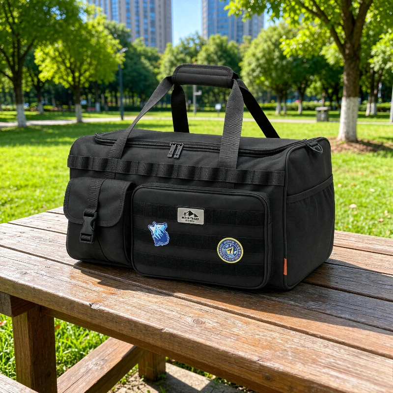 Large Capacity Outdoor Sports Travel Duffel Bag Convertible Backpack Shoulder Carry for Camping Fitness Gym Weekend 여행 가방