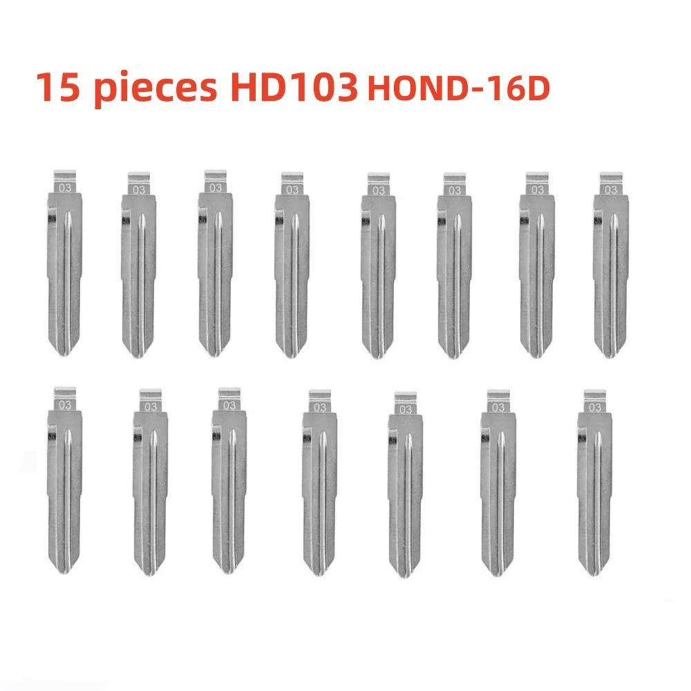 

15pcs HD103 HOND-16D Key Blade #03 HON58 For Honda Accord Mileage Haval Old Civic Buick Triumph Chevrolet Aveo