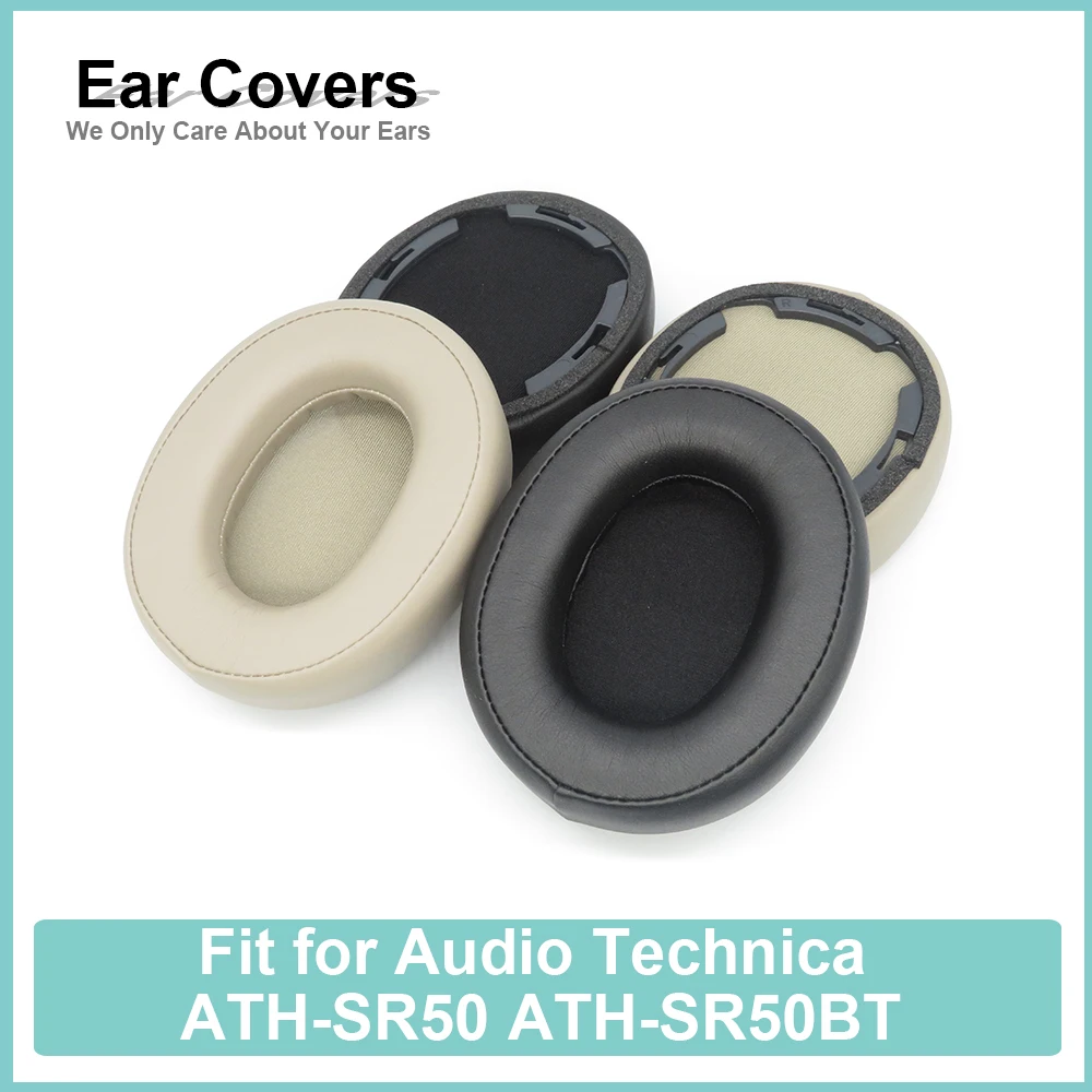 Earpads For Audio-Technica ATH-SR50 ATH-SR50BT SR50 SR50BT Headphone Earcushions Protein Velour Sheepskin Pads Foam