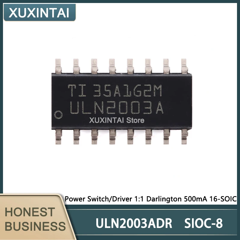 20Pcs/Lot  New Original  ULN2003ADR  ULN2003 Power Switch/Driver 1:1 Darlington 500mA 16-SOIC