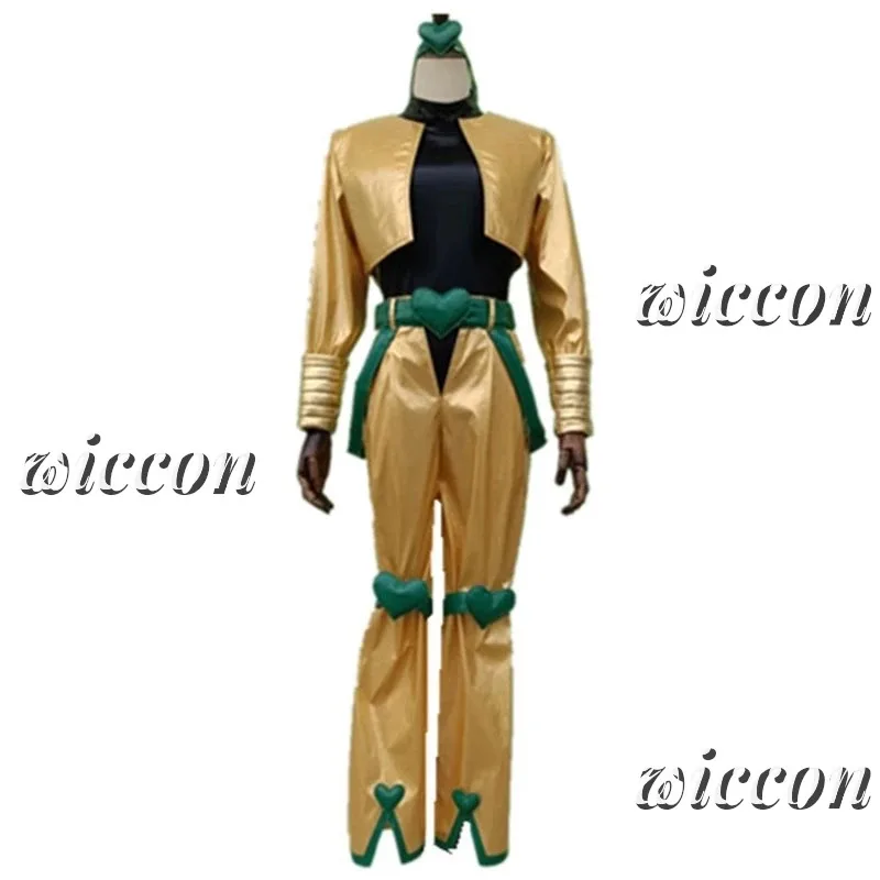 2025 22 Anime Adventure Movie Bizarre Dio Brando Cosplay Yellow Full Set Halloween Christmas Carnaval Costume