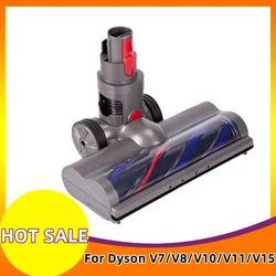 Suitable for Dyson Vacuum Cleaner Accessories V7/V8/V10/V11/V15 Large Castor Carpet Roller Brush Suction Head