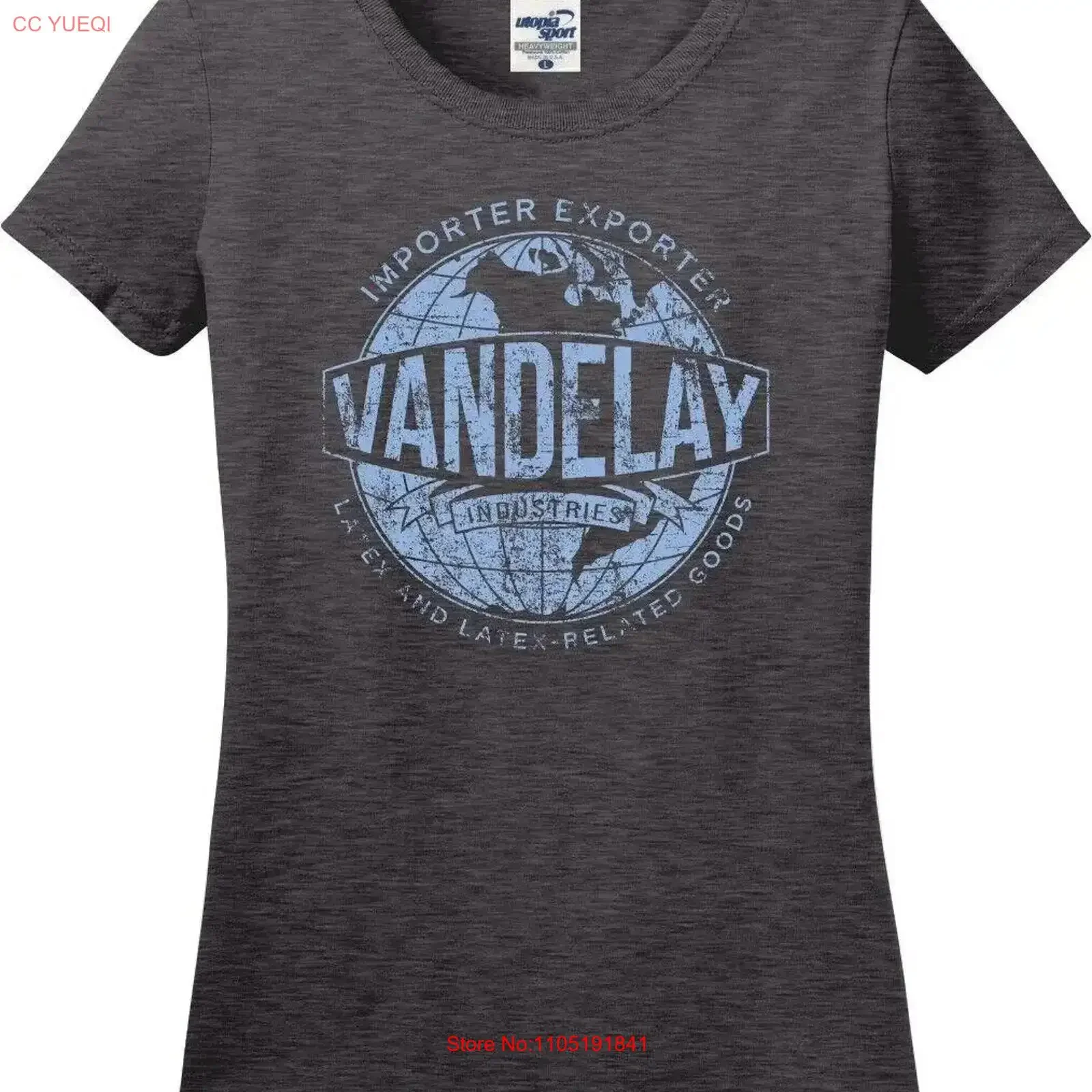 Vandelay Industries Importer Exporter Funny Missy Fit Ladies T Shirt S 3X vintage Washed Breathable Soft streetwear homme