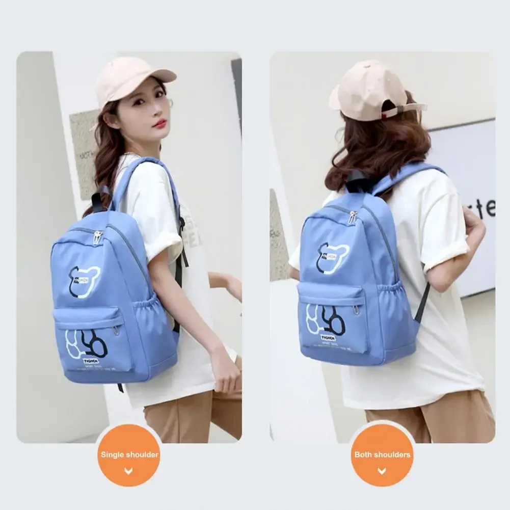 Backpack Large Capacity Students Backpack Oxford Cloth Book Storage  Fashion Girls Students Casual Schoolbag Bookbag