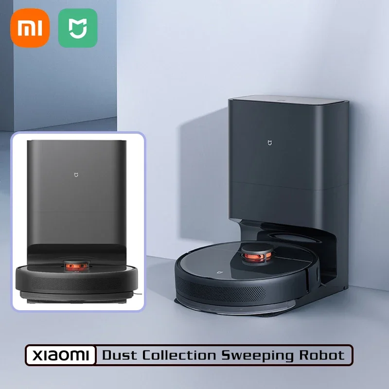 掃除機ロボットXIAOMI-MIJIA,モップと汚れの消毒,掃除と洗濯機,サイクロン吸引,スマート集塵機