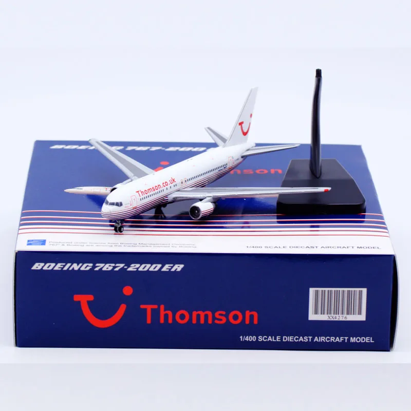 

XX4276 Alloy Collectible Plane Gift JC Wings 1:400 Thomson Holidays Boeing B767-200ER Diecast Aircraft Model G-BRIG With Stand