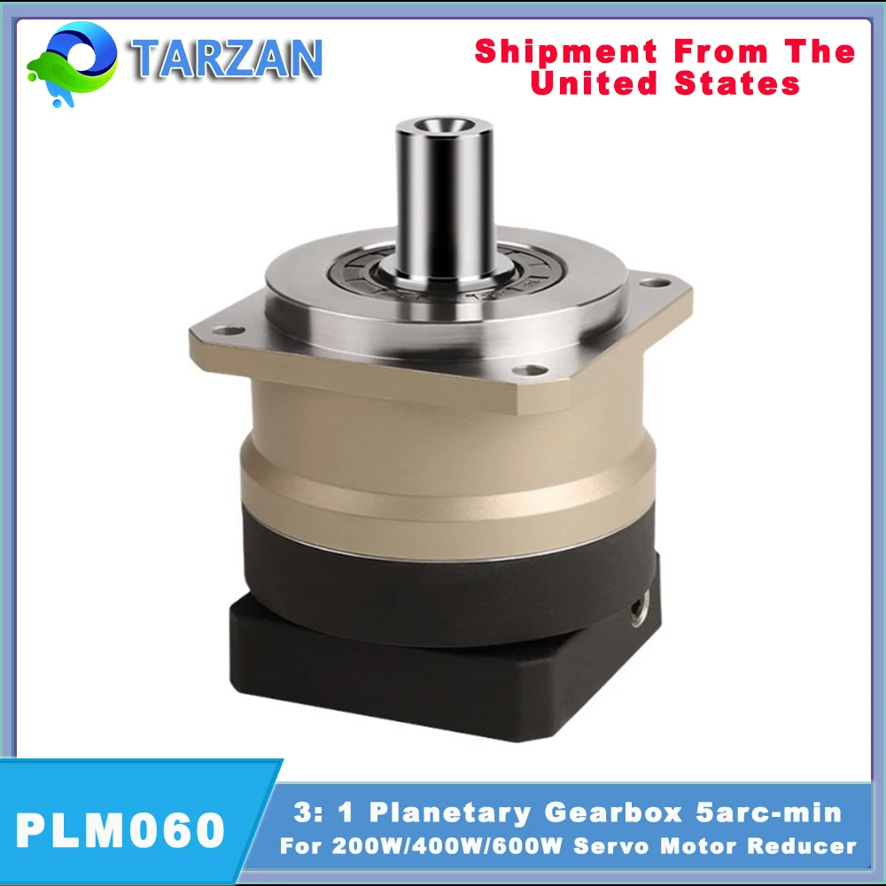 

High precision Helical Planetary Gearbox Step-down Gearbox Motor Reducer 14mm input for 60mm Motor 400W Servo Gearbox 3 arcmin