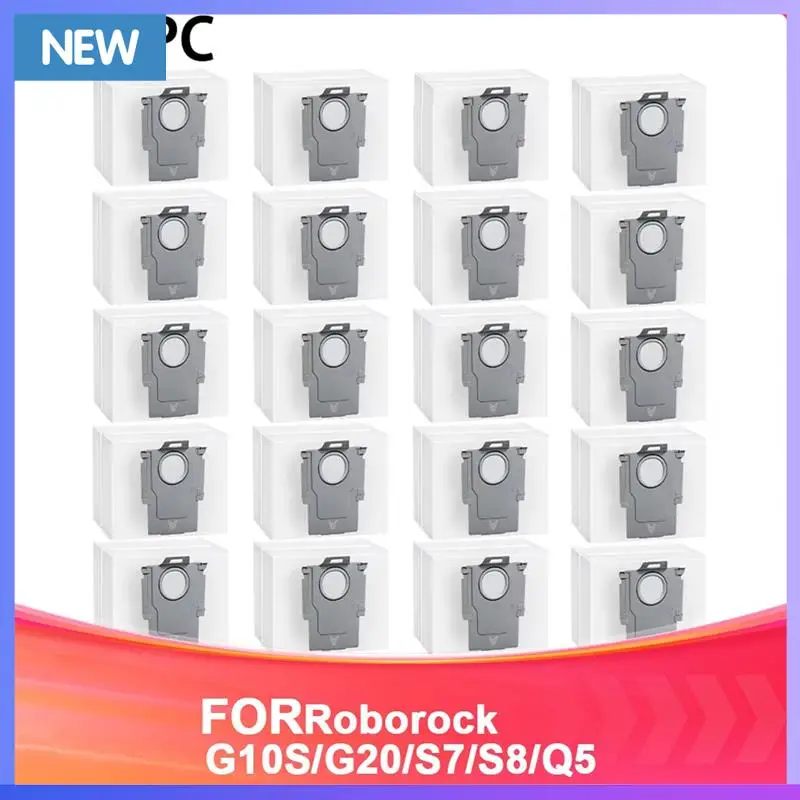 

A60P 20Pcs Vacuum Cleaner Bags For Roborock S8 Pro Ultra,S8+,S7 Maxv Ultra,S7 Pro Ultra,Q7+,Q5,Vacuum Cleaner Suction Station