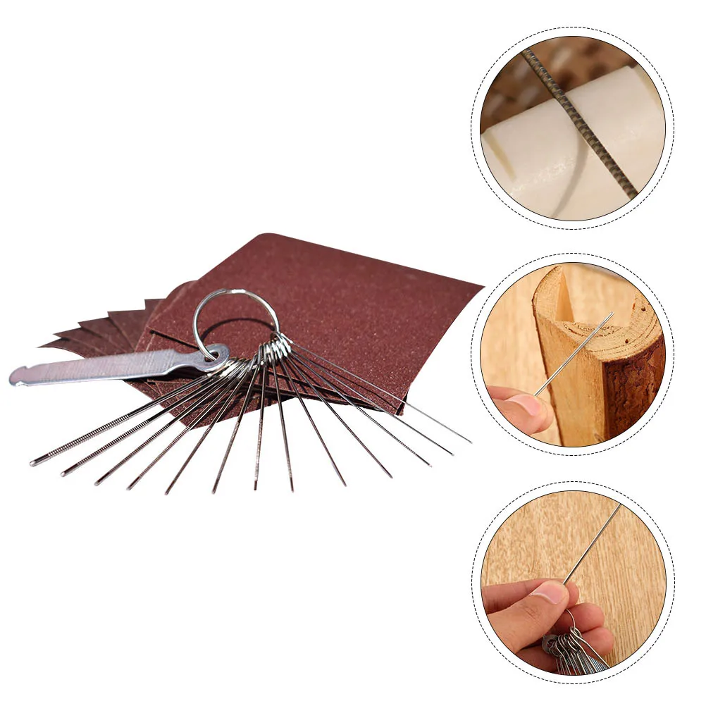 

10pcs Guitar Nut File Set Bridge Saddle Fret File Tool Sandpaper For Nut Bridge Slot Filing Luthier Tool Guitar Bass Ukulele