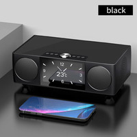 SOAIY S99 Video Bluetooth speaker Home Theater Sound Music System with AUX USB TF Alarm Clock Fm Radio LED Display 8000 mAh Box